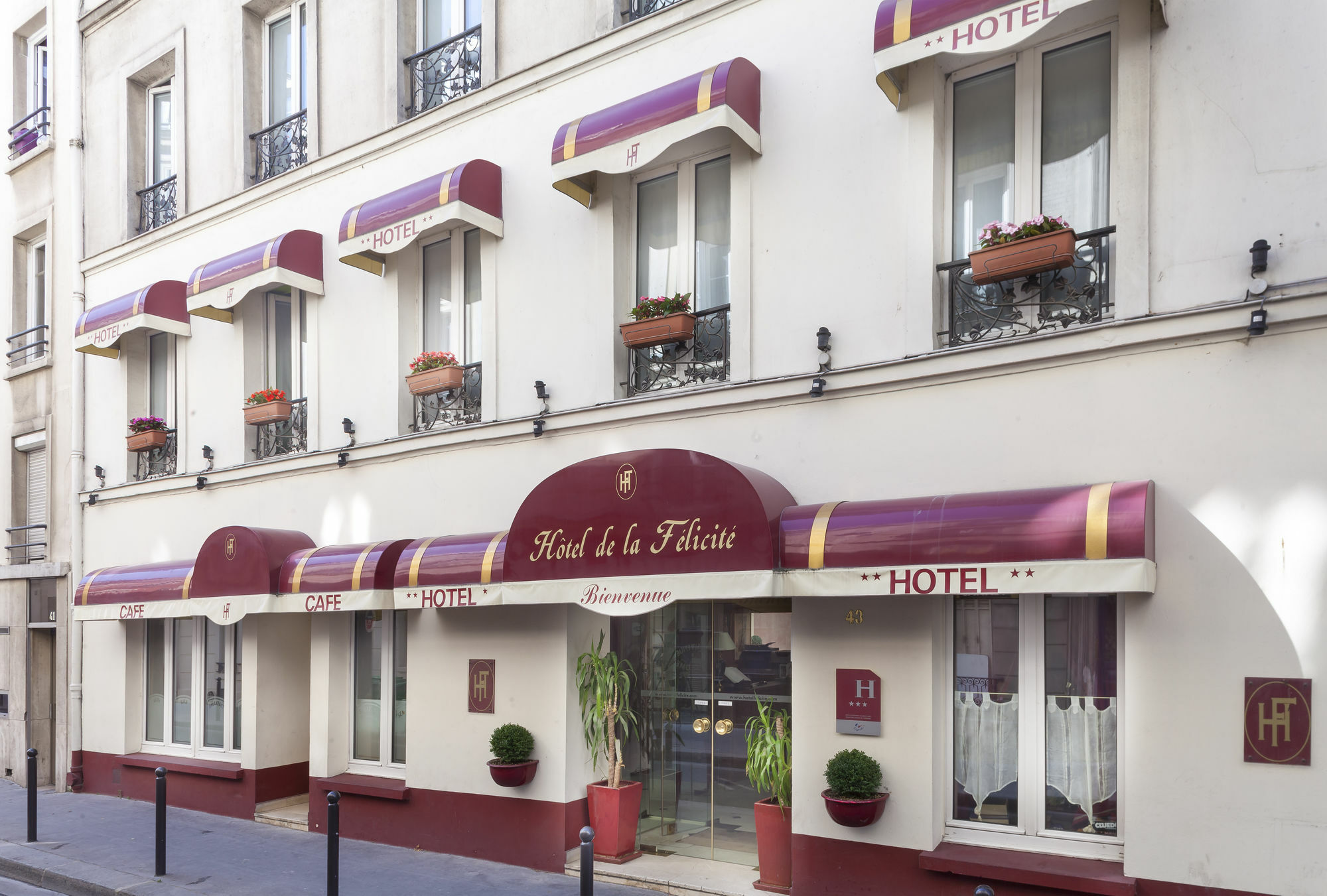Hotel De La Felicite Párizs Kültér fotó
